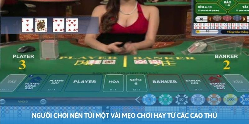 Người chơi nên túi một vài mẹo chơi hay từ các cao thủ